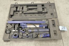 Westward Portable Hydraulic Pump System with Attachments and Case