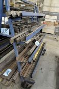 Lot-Various Short Lengths and Degree Brake Dies on (1) Side of Cart