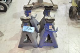 Lot-(4) Westward Model 3ZC75A, 12-Ton Capacity Jack Stands
