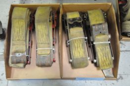 Lot-(3) Trucker Ratcheting Straps in (2) Boxes, (Bldg 1)