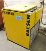 Kaeser Model Sigma SK19, Rotary Screw Packaged Air Compressor