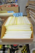 Lot-Glue Sticks in (1) Box with Rolls of Protective Wrapping in (1) Box