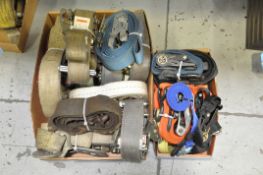 Lot-General Use Ratchet Straps in (2) Boxes, (Bldg 1)