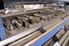 Lot-Various Short Lengths and Degree Brake Dies in (2) Center Shelves of Cart