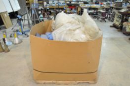 Lot-Various Tarps and Plastic Sheeting in (1) Gaylord Box, (Bldg 2)