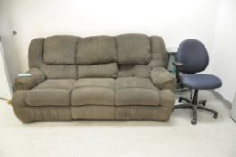 Lot-(1) Couch, (1) Chair and (1) Stand, (Bldg 2)