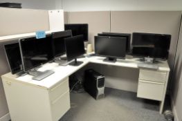 Lot-(14) Monitors, (1st Floor Offices), (Bldg 1)
