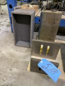 Lot-(3) Various Angle Plates and (1) Cube Riser, (Bldg 1)
