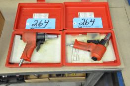 Lot-(2) Huck AK-175 Pneumatic Pop Rivet Guns with Cases, (Bldg 1)