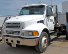 2002 Sterling 16' x 8' Single Dually Wheeled Flat Bed Stake Truck