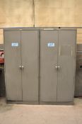 Lot-(2) 2-Door Storage Cabinets, (Bldg 1)