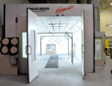 DeVilbiss System 2000, 14'Wx28'Lx9'H Downdraft Pressurized Heated & Illuminated Paint Spray Booth