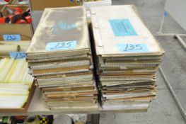 Lot-Packaged Sheet Wax in (2) Stacks, (Bldg 1)