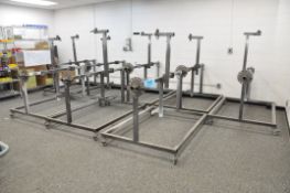 Lot-(8) Rotisserie Type Portable Rotating Parts Racks, (Bldg 2)