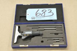 Fowler IP54 Digital Depth Micrometer with Case, (Bldg 1)