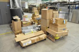 Lot-Adhesive Backed Weather Stripping, Foam Padding, Bulk Materials, etc. on (5) Pallets