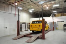PKS Equipment & Engineering, Model PK-30-4-25, 30,000-Lbs.Capacity, 4-Post Hydraulic Vehicle Lift