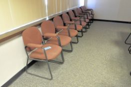 Lot-(19) Office Chairs and (1) Desk, (Bldg 2)