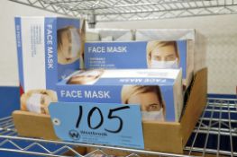 Lot-Various Disposable Face Masks in (1) Box, (Bldg 1)