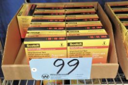 Lot-(11) Boxes Scotch Super 88 Vinyl Electrical Tape in (1) Bin Box