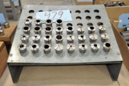 R8 Collets with Steel Stand, (Bldg 1)
