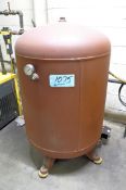 Approximately 200-Gallon Vertical Air Receiving Tank, with Oil Water Separator