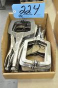 Lot-Large Vise Grips in (1) Box, (Bldg 1)
