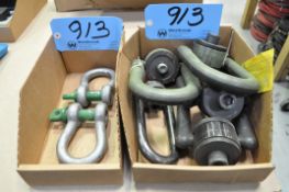Lot-Various Die Rings and Small Clevises in (2) Boxes, (Bldg 2)