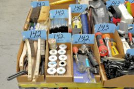 Lot-Brushes, Solder, Grease Gun, Mapp Gas Torch, etc. in (6) Boxes