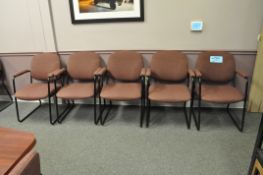 Lot-(15) Straight Arm Office Chairs, (1st Floor Offices), (Bldg 1)