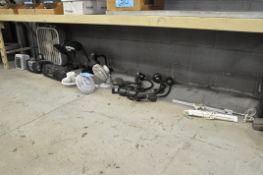 Lot-Desk Fans, Radios, Heater and Lamps, (Bldg 1)