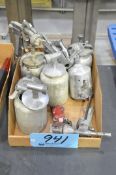 Lot-Various Pneumatic Spray Cup Guns in (1) Box, (Bldg 2)