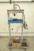 Dake 10-Ton Capacity Hydraulic H-Frame Shop Press, on Wheels