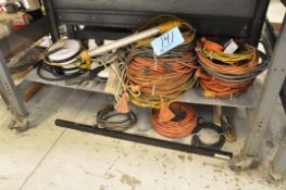 Lot-Extension Cords and Cord Reels Under (1) Bench, (Bldg 1)