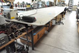 Lot-(6) Layout Tables in (2) Rows, (Contents Not Included)