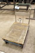 No Name Approx. 700-Lbs. Capacity Portable Hydraulic Lift Cart, Foot Operated