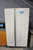 Lot-(1) 2-Door Storage Cabinet with Kitchen Supplies Contents