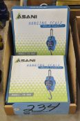 Lot-(2) Packaged Asani 660-Lbs. Capacity Hanging Scales in (1) Box