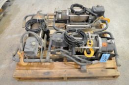 Lot-(3) Warn Series 12, 12,000-Lbs. Capacity 12-Volt Electric Vehicle Cable Winches with Controllers