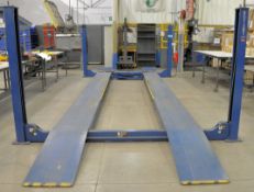 Rotary Lift Model SM181, 18,000-Lbs. Capacity 4-Post Drive On Hydraulic Vehicle Lift