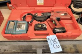 Burndy Patriot PAT750-LI, 18-Volt Cordless 12-Ton C-Head Self Contained Hydraulic Crimper