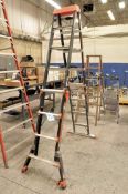 Little Giant Model 15130, 5'-8' Adjustable Ladder, (Bldg 1)