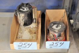 Lot-(2) Melting Pots in (2) Boxes Under (1) Bench, (Bldg 1)