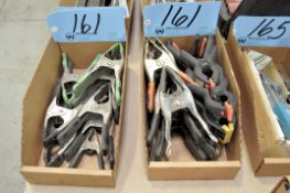 Lot-Various Squeeze Clamps in (2) Boxes, (Bldg 1)