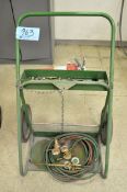 Oxygen/Acetylene Cart, with Torch, Gauges and Hose, (Bldg 2)