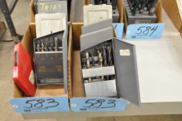 Lot-(10) Drill Indexes with Drills in (3) Boxes, (Bldg 1)