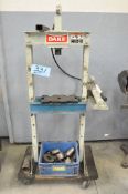 Dake H-Frame Hydraulic Shop Press, 10,000 PSI Manual Hydraulic Pump, 16