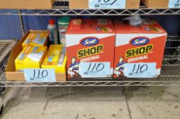 Lot-Swiffer Products in (1) Box and (2) Boxes of Scott Shop Towels