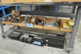 Lot-Hose Clamps, Door Handles, Service Kits, etc. on (1) Shelf