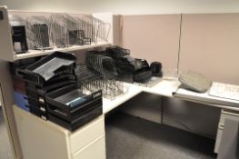 Lot-Office Supplies in (2) Cubicles, (1st Floor Offices), (Bldg 1)